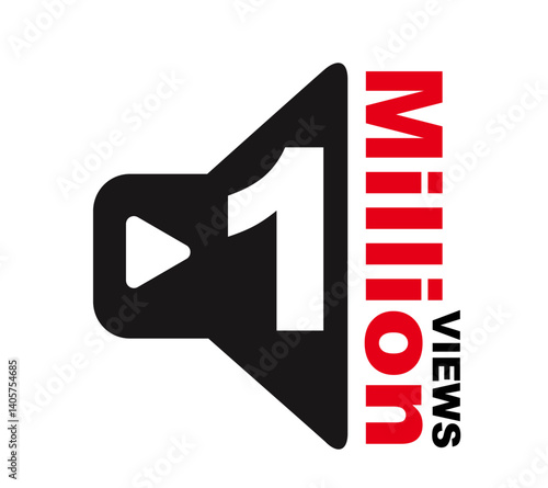 Download this views celebration thumnail banner set 1M to 1M, ik view, 1 M view 36.ai