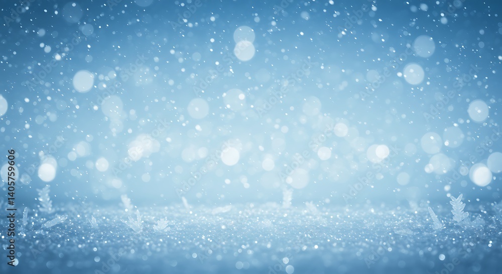 Fototapeta premium Winter's Whisper AI Generated