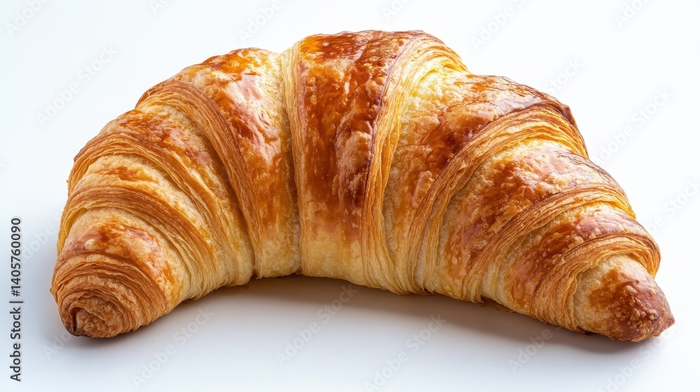 Freshly Baked Croissant with Crispy Layers Freshly Baked Croissant with Crispy Layers