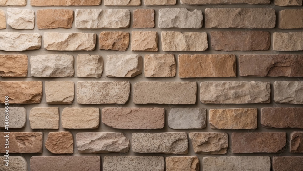 Obraz premium brown brick facade