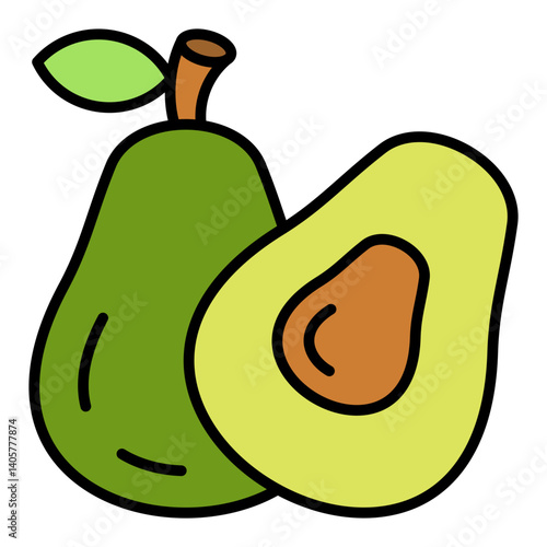 Avocado Icon
