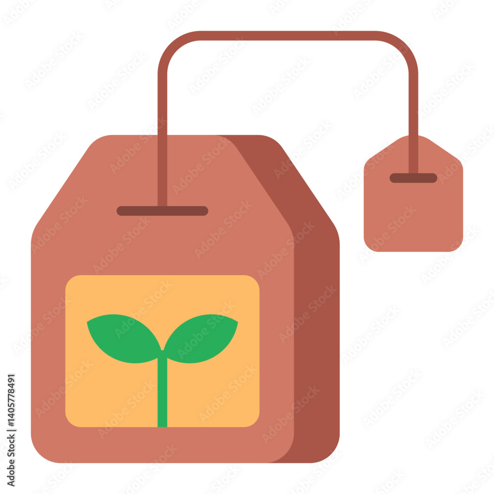 Obraz premium Teabag Icon