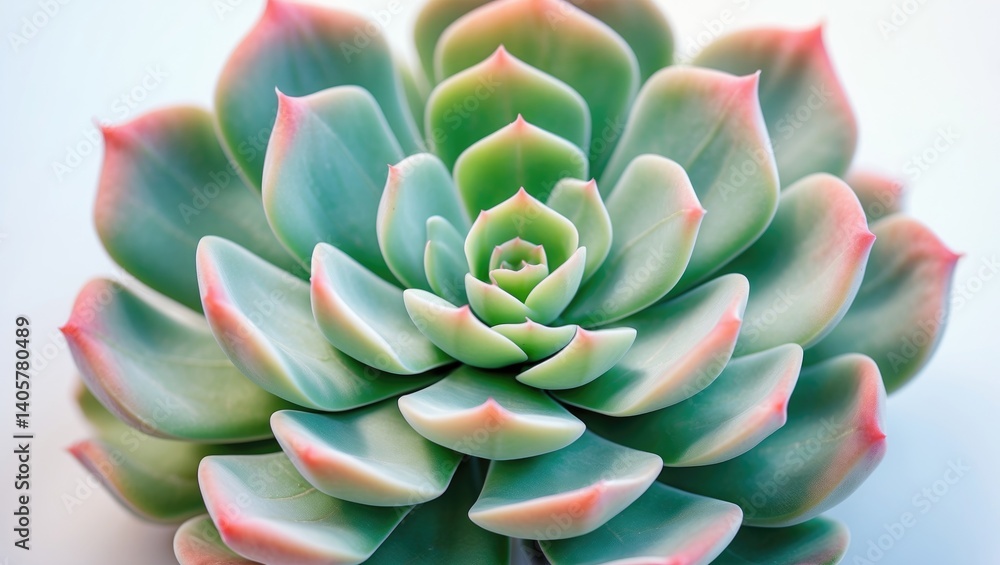 Isolated round succulent top against a background Isolated round succulent top against a background