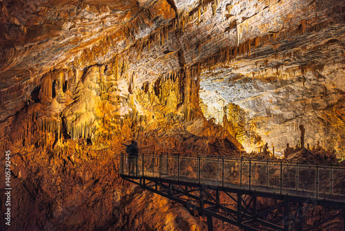 Принти на полотні View to the The Cabrespine chasm cave