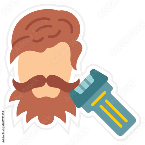 Beard trimming Icon
