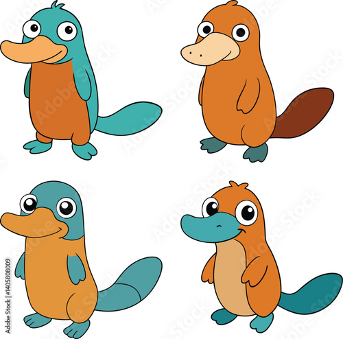 Cute platonia cartoon vector