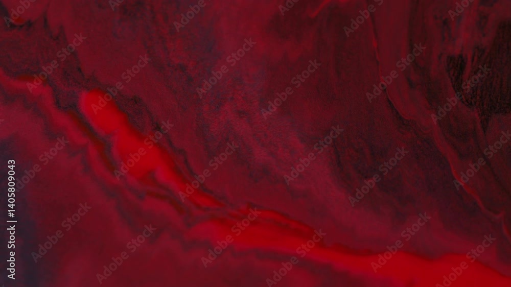 Ink leak. Colorful emulsion. Red gray black paint illuminated smooth lava stream spill hot dye blur fantasy hypnotic abstract background. Ink leak. Colorful emulsion. Red gray black paint illuminated smooth lava stream spill hot dye blur fantasy hypnotic abstract background.