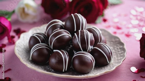 chocolate candy in a box