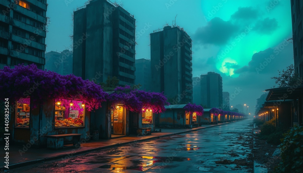Fototapeta premium city at night