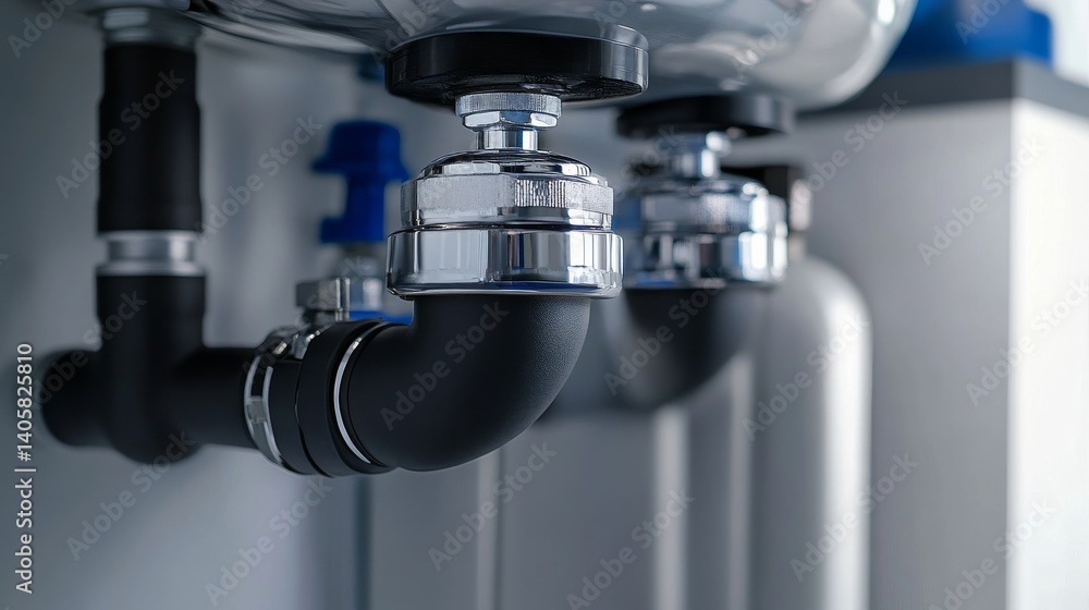 Plumber installing water softeners. Featuring plumbing and water softener installation Plumber installing water softeners. Featuring plumbing and water softener installation