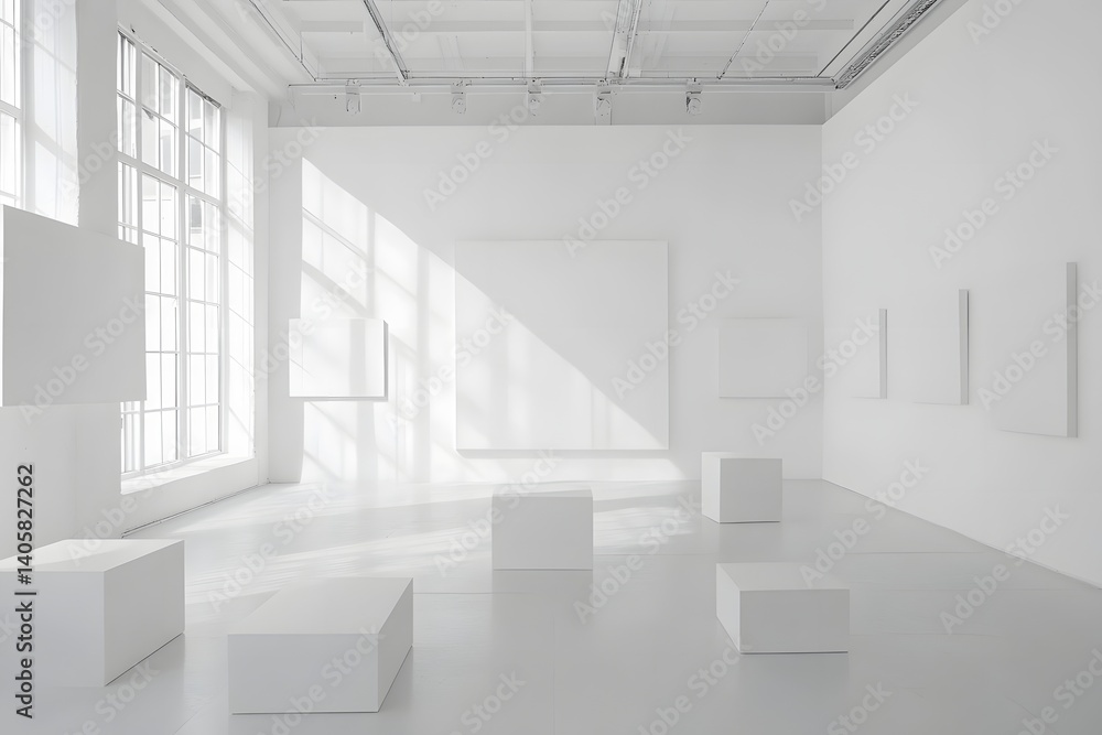 Fototapeta premium 3d render of a modern building