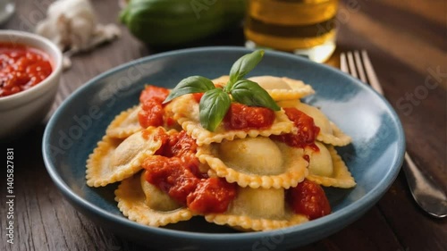 pasta with tomato sauce and parmesan