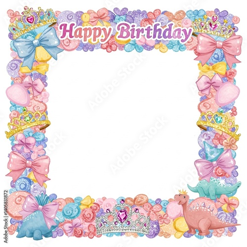 frame with butterflies