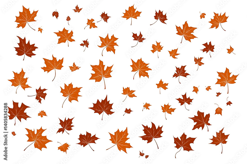 Transparent Background Abstract Of Brown Maple Leaves Isolated On Black Background Transparent Background Abstract Of Brown Maple Leaves Isolated On Black Background