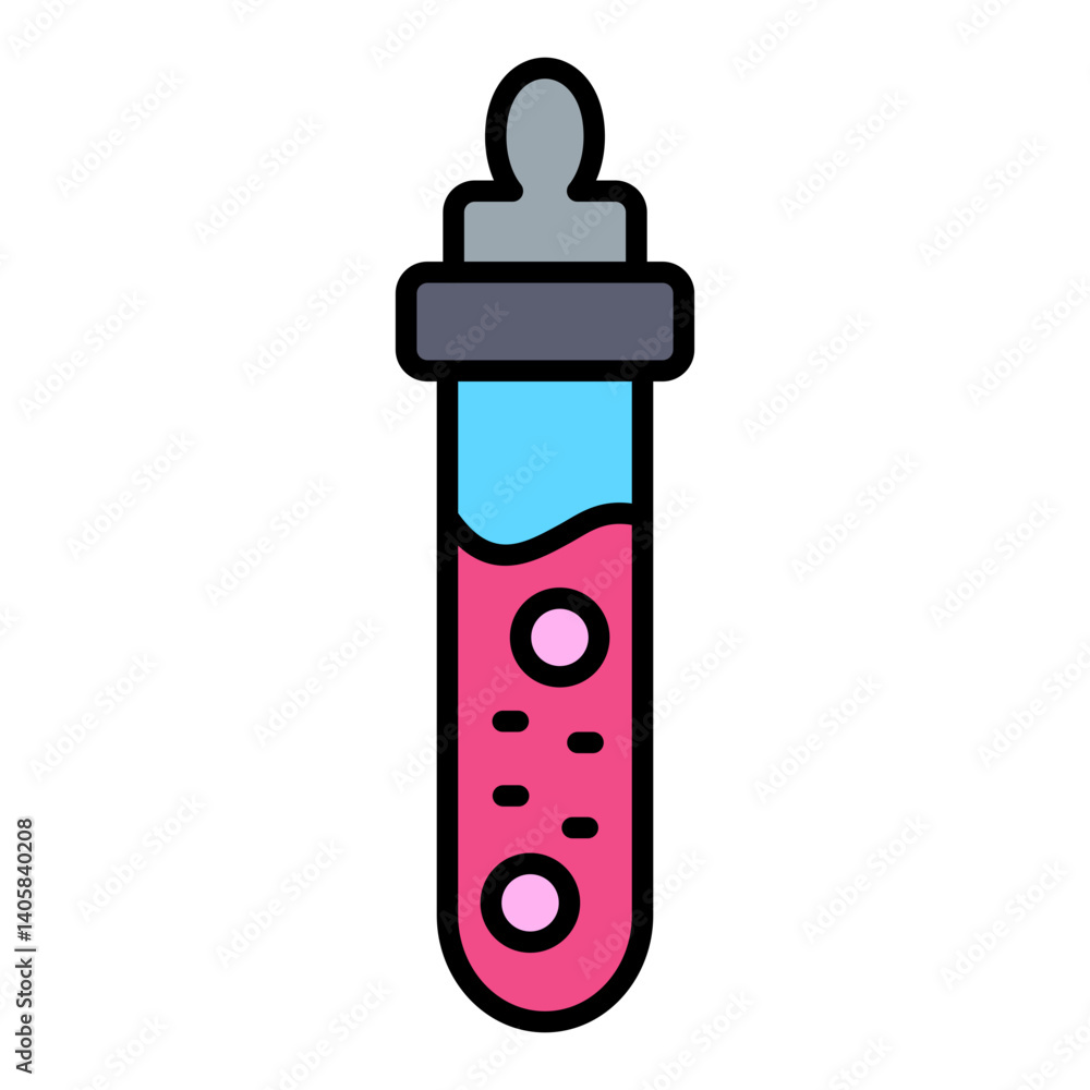 Fototapeta premium Test tube Icon