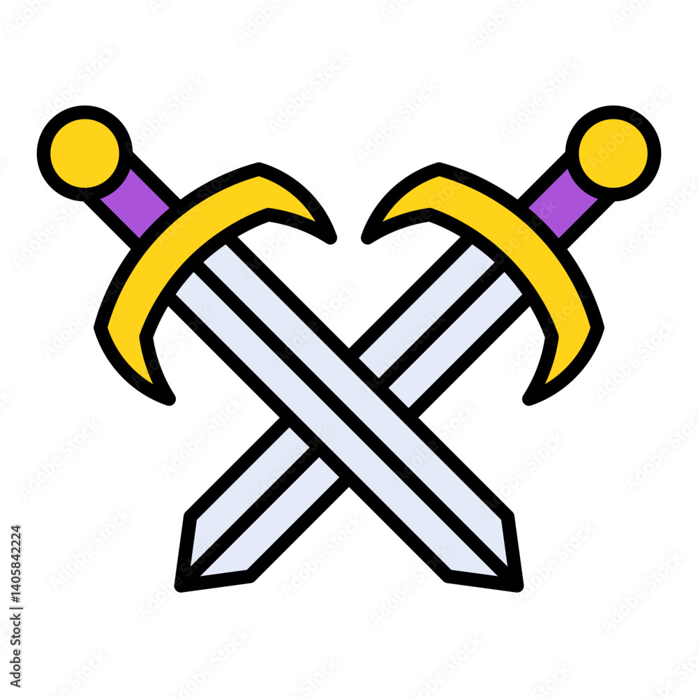 Obraz premium Swords Icon