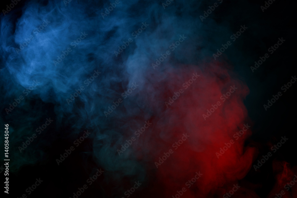 Orange and red steam on a black background. Orange and red steam on a black background.