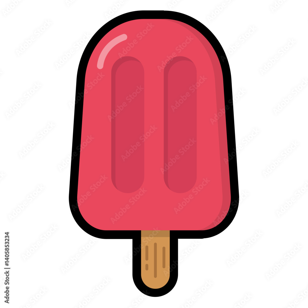 Ice Cream Flat Icon Ice Cream Flat Icon