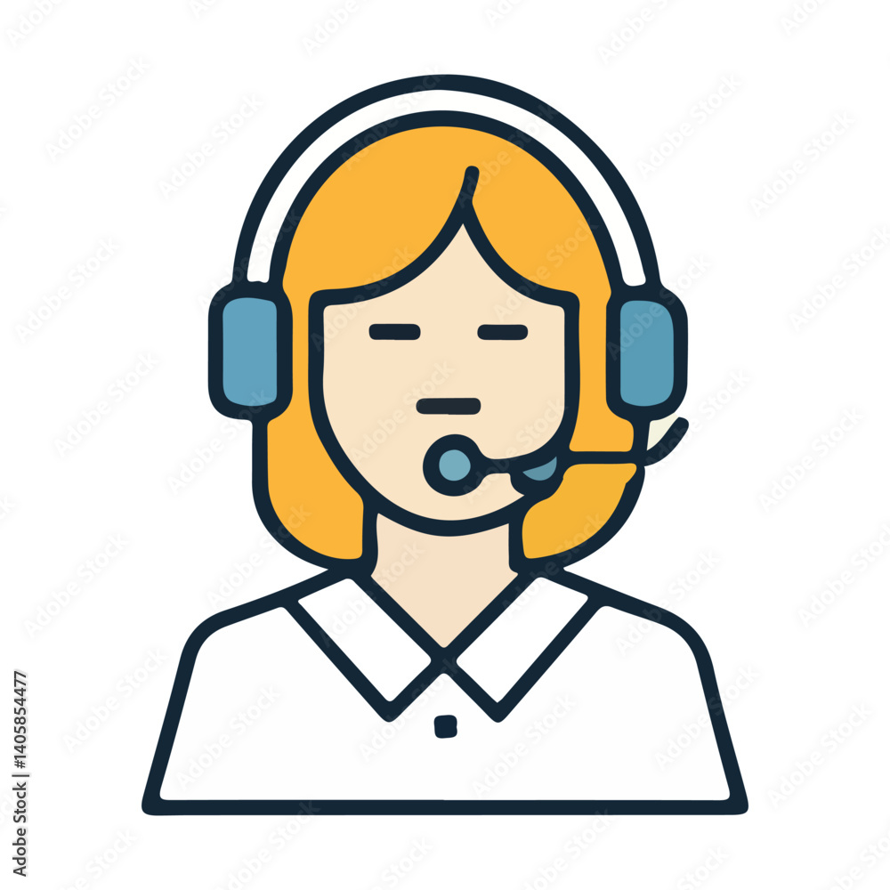 Obraz premium customer service representative