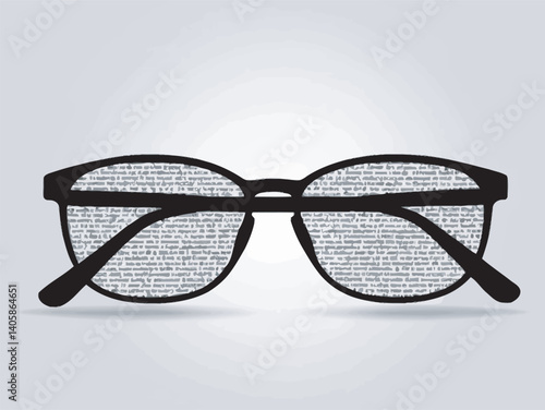 glasses isolated on white background
