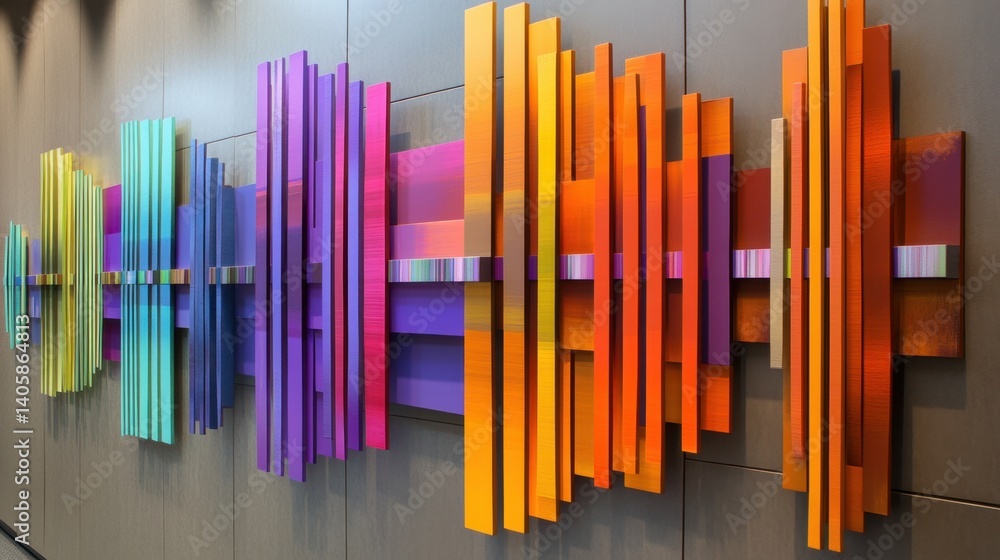 Obraz premium Colorful wall art arrangement