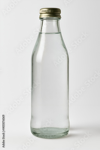 Wallpaper Mural Glass bottle of water on white background Torontodigital.ca