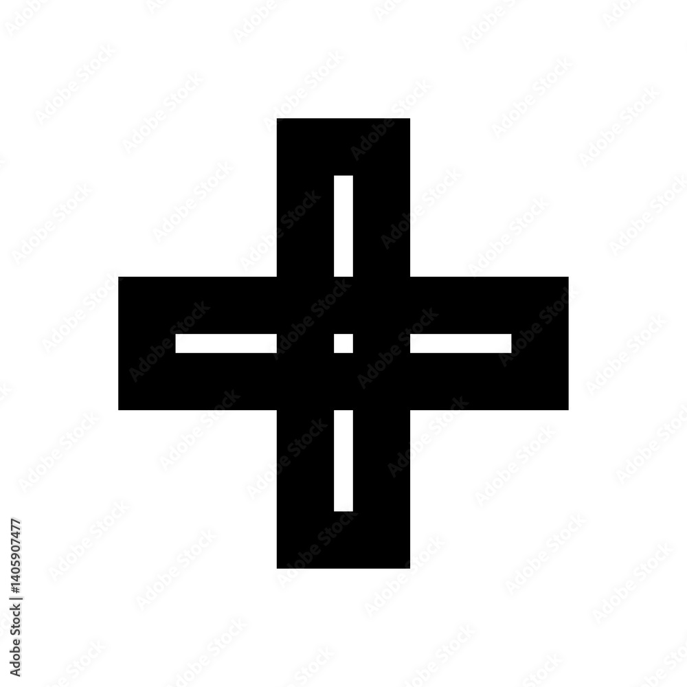 Obraz premium Cross icon