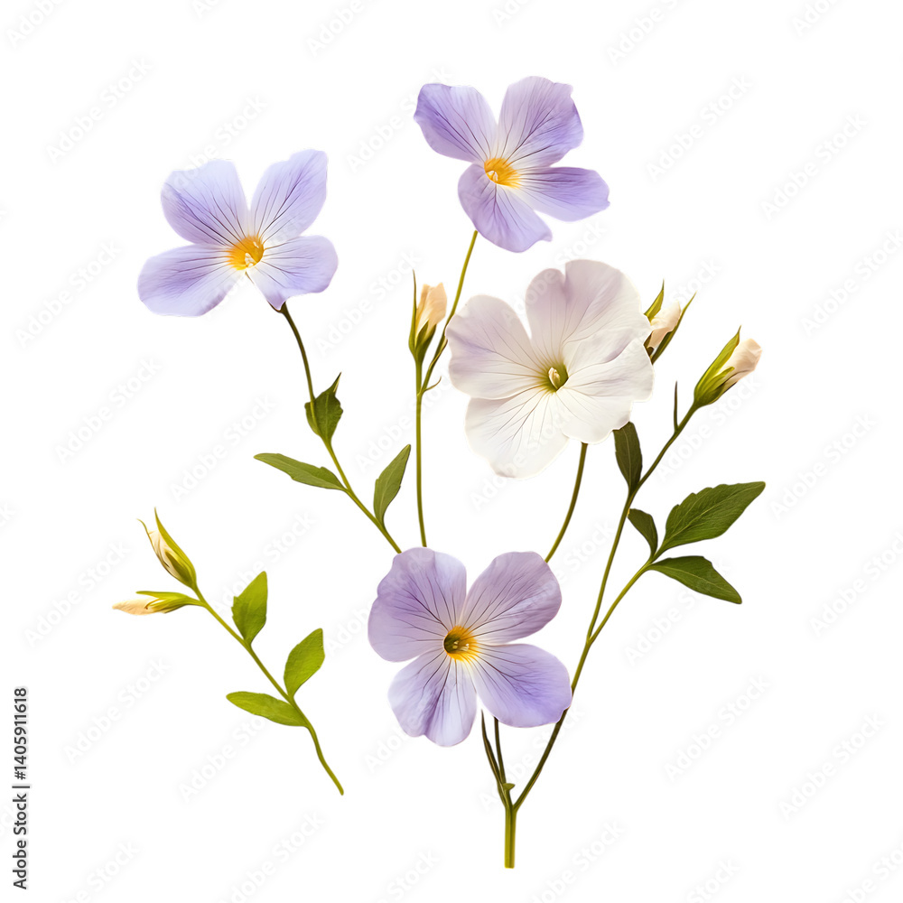 Obraz premium Nierembergia Flower png