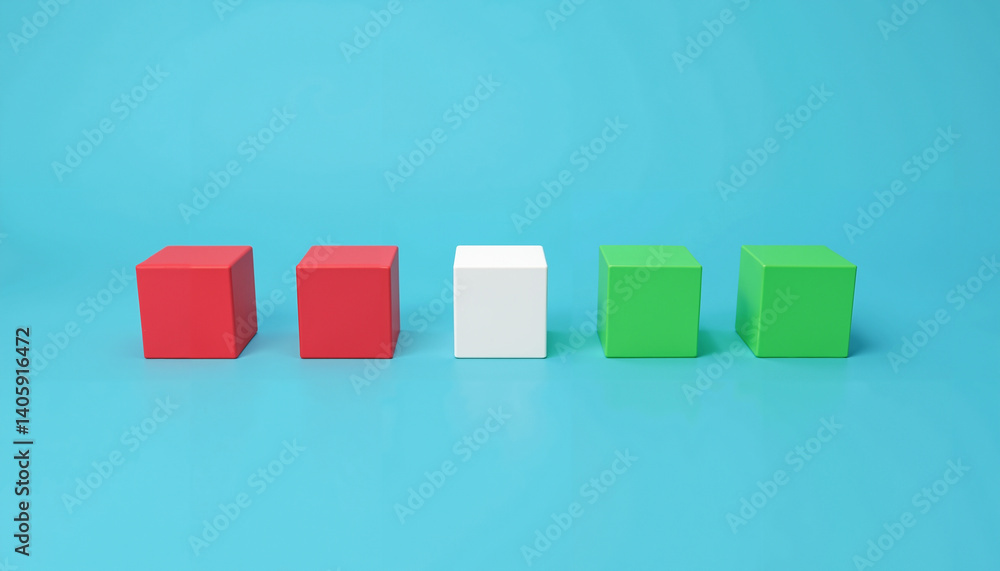 Contrast and Unity: Colorful Cubes Contrast and Unity: Colorful Cubes