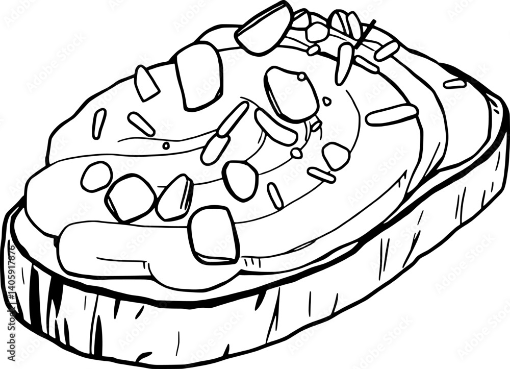 Delicious Avocado Toast with Toppings A Simple Yet Appealing Breakfast or Brunch Option