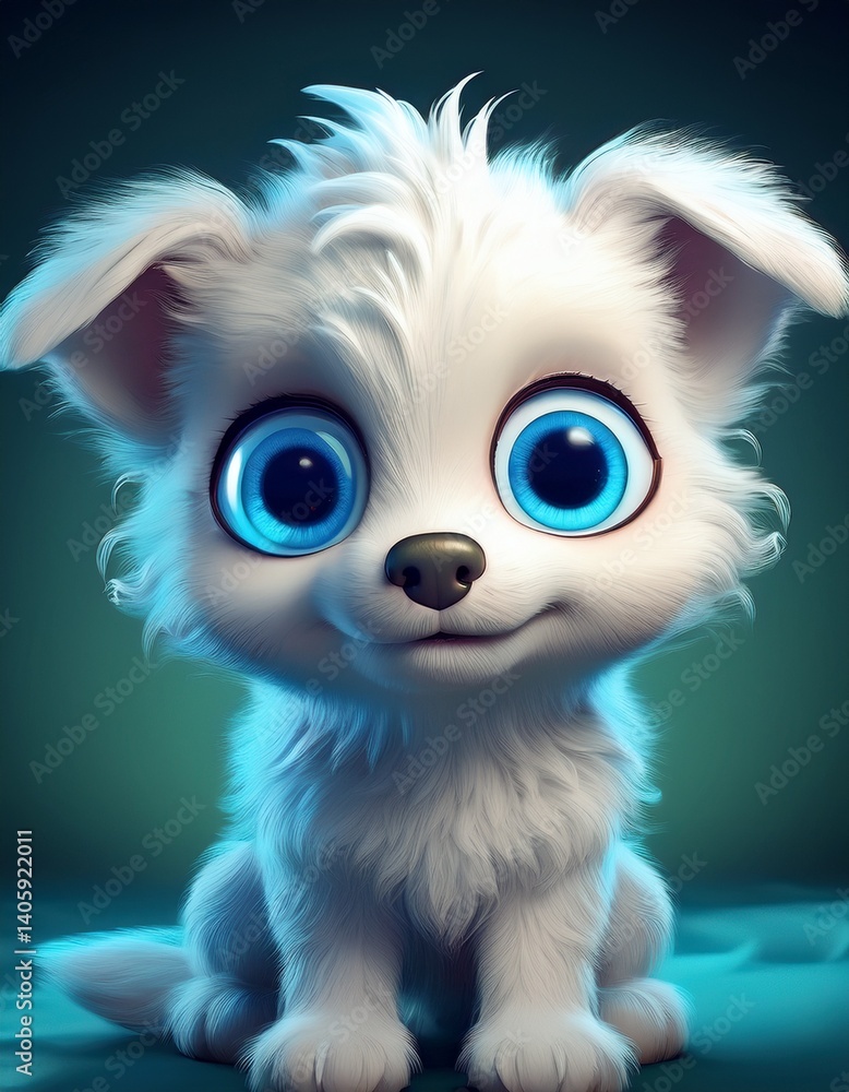 niedlicher Welpe mit blauen Augen niedlicher Welpe mit blauen Augen