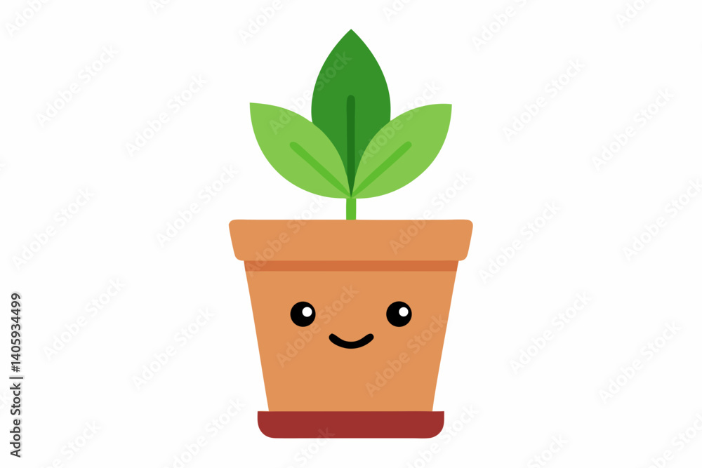 Fototapeta premium green plant in pot