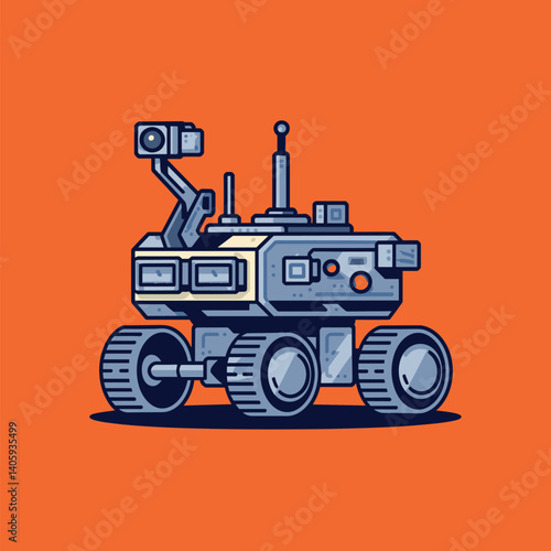 Mars Illustration Rover