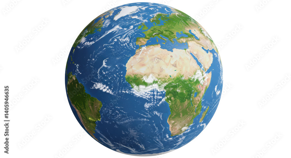 Fototapeta premium Isolated Planet Earth