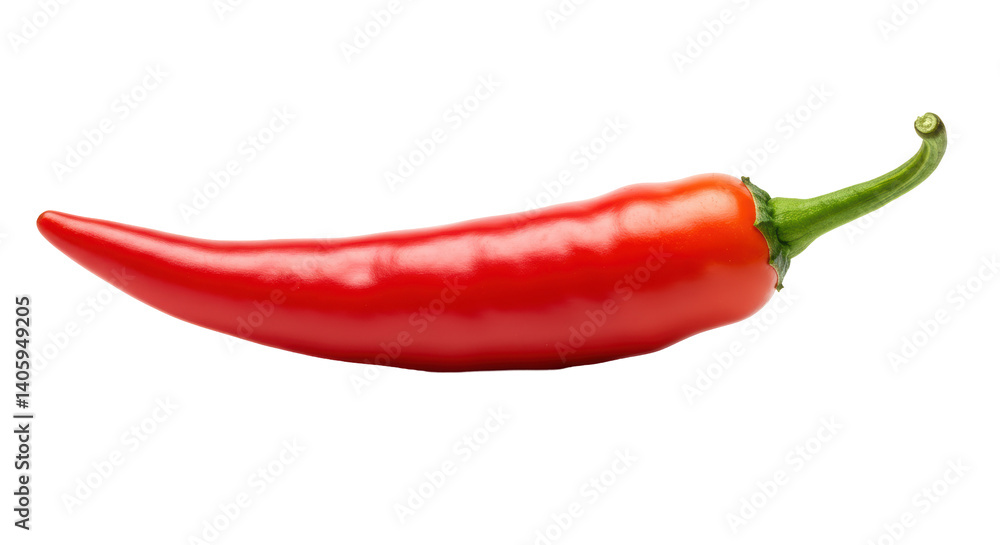 Isolated Red Chili Pepper Isolated Red Chili Pepper