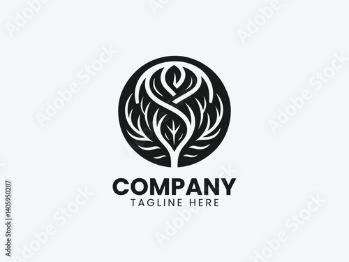 Cabbage Vegetable Vector Logo Design, Fresh Healthy Cabbage Logo, Green Cabbage Vegetable Illustration Logo