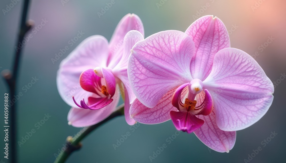 Delicate petals of orchids unfurl in a tapestry of pastel hues, orchid, flowers, petals Delicate petals of orchids unfurl in a tapestry of pastel hues, orchid, flowers, petals