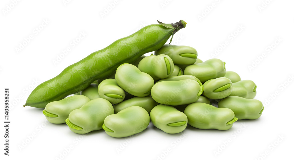 Fresh vibrant broad beans healthy eating legume vegetables organic food nutrition diet Fresh vibrant broad beans healthy eating legume vegetables organic food nutrition diet