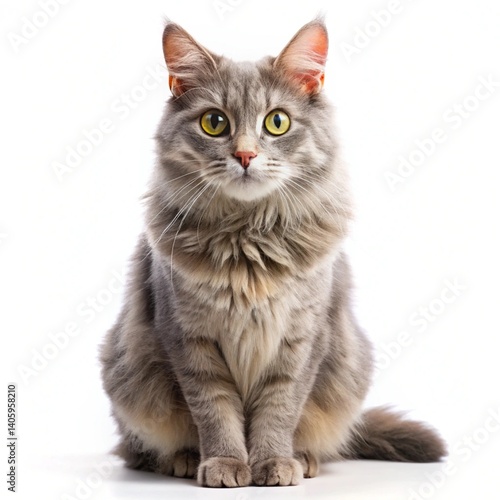 beautiful-grey-cat-isolated-on-a-white