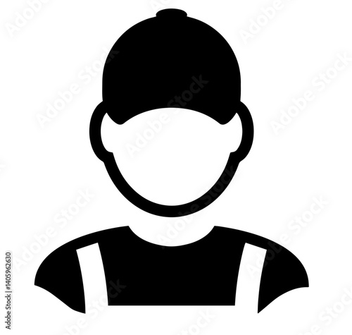 worker wearing cap and overalls, labor, craftsmanship, hard work, the essential role of tradespeople in construction, industry. builder, mechanic, handyman. practical, hardworking.