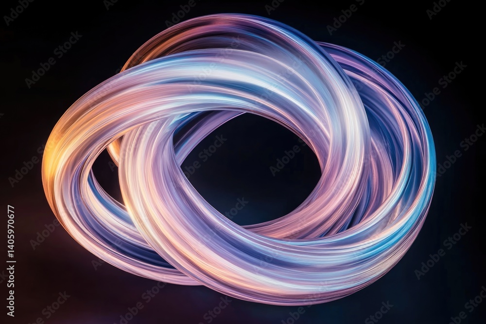 Concentric Rings of Blue and Purple Light Creating a Mesmerizing Visual Effect in an Artistic Display Concentric Rings of Blue and Purple Light Creating a Mesmerizing Visual Effect in an Artistic Display