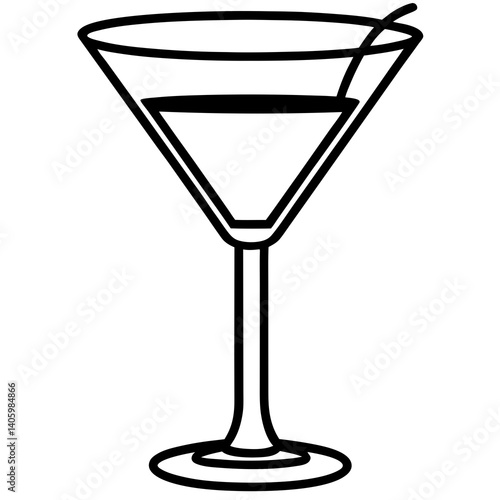 Printable Cocktail Glass, Restaurant Menu & Kitchen Tools Graphic Design Bundle
