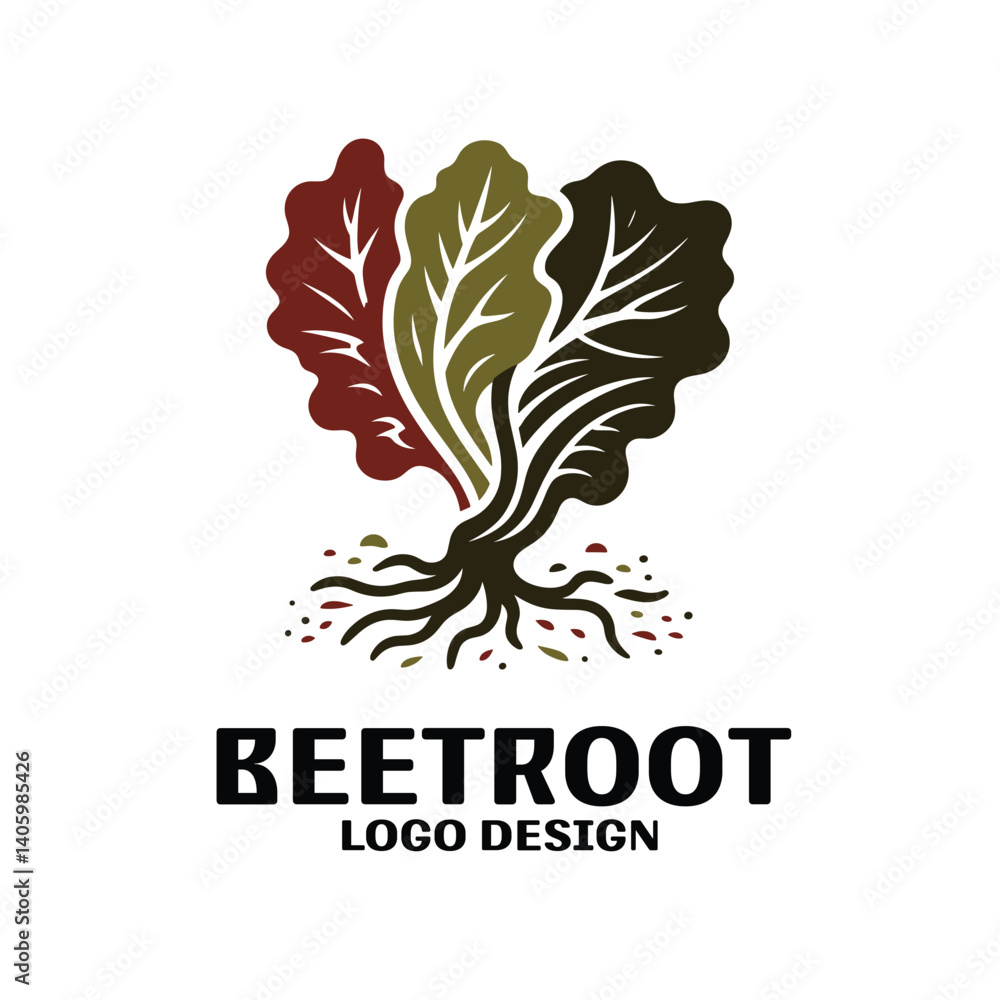 Obraz premium Beetroot Vector Logo Design
