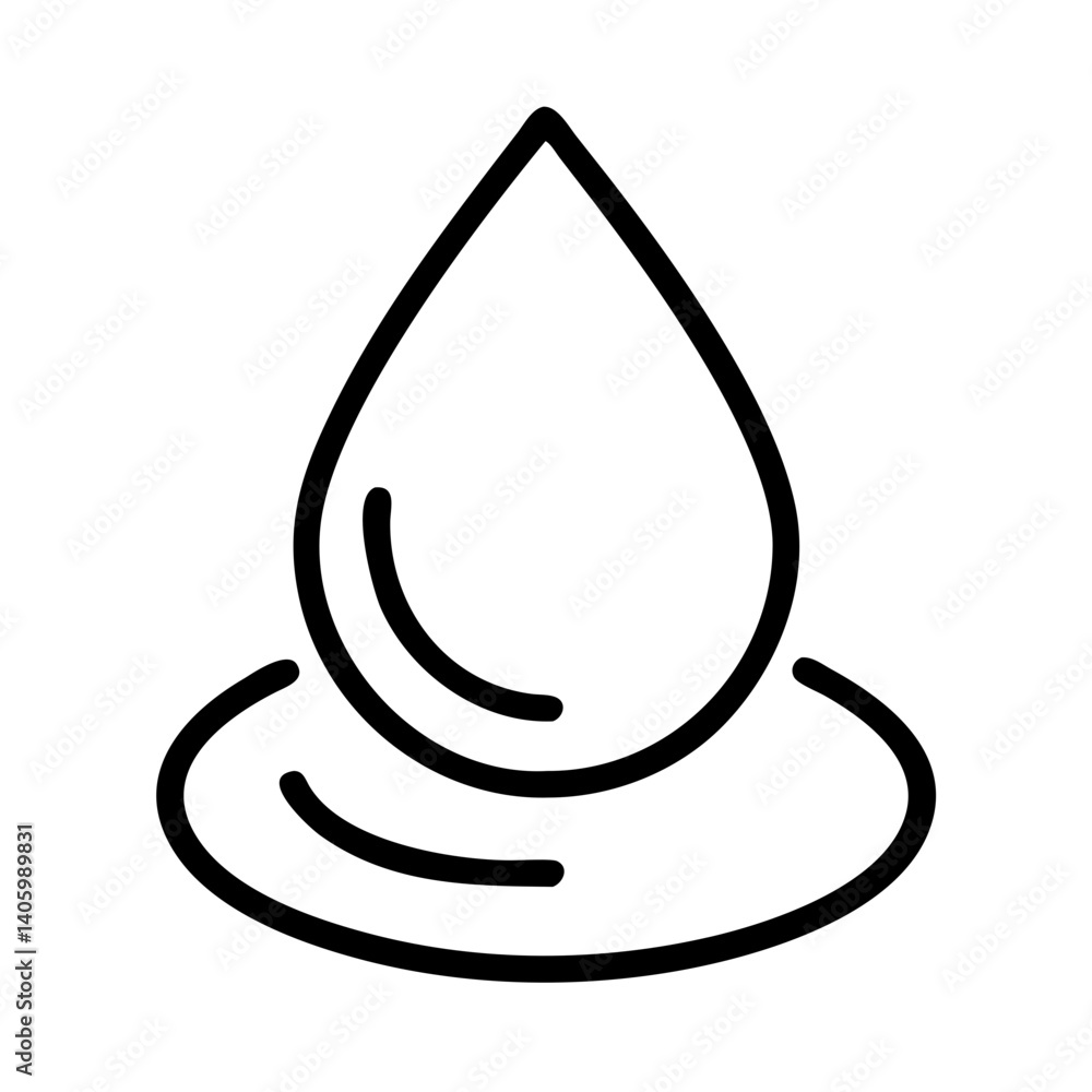 Water drop icon vector illustration clean water droplet symbol fresh liquid rain dew tear shape graphic 90 Water drop icon vector illustration clean water droplet symbol fresh liquid rain dew tear shape graphic 90