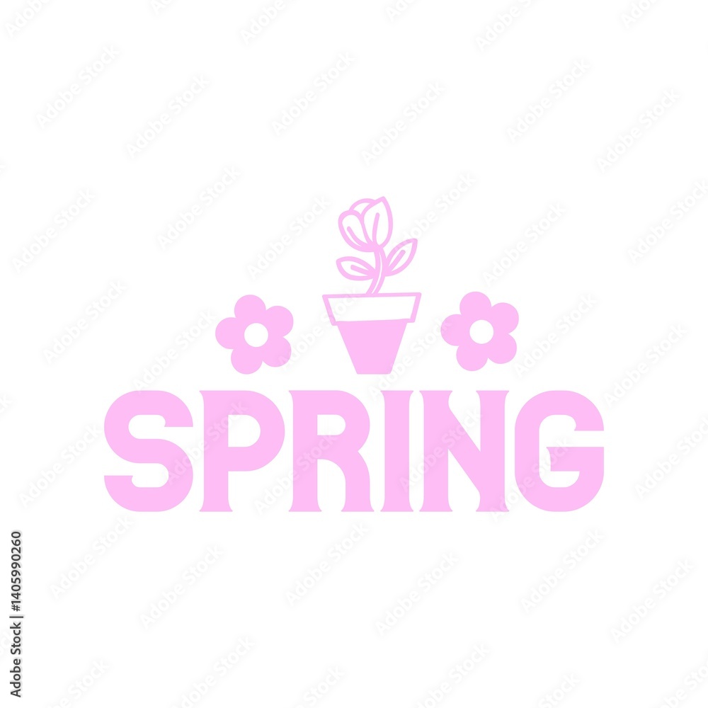Spring typography design on plain white transparent isolated background for card, shirt, hoodie, sweatshirt, apparel, tag, mug, icon, poster or badge Spring typography design on plain white transparent isolated background for card, shirt, hoodie, sweatshirt, apparel, tag, mug, icon, poster or badge
