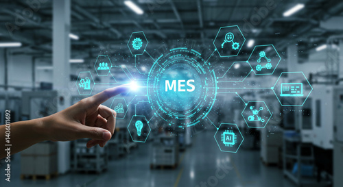 MES System Digital Factory Automation Smart Manufacturing Technology