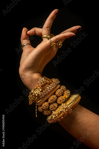 Khmer apsara traditional dance  performer hand gesture in cambodia