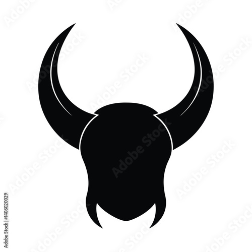 Isolated Devil Horns on White Background For Hallowen