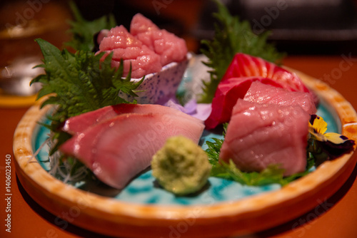 Canvas Print Very fresh sashimi