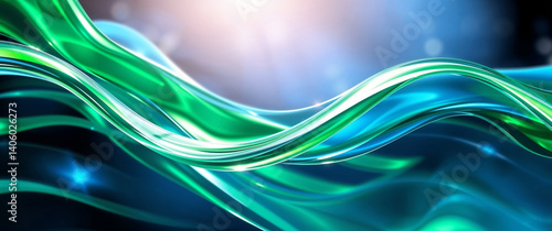 Smooth and elegant curves intertwine, forming a visually captivating design